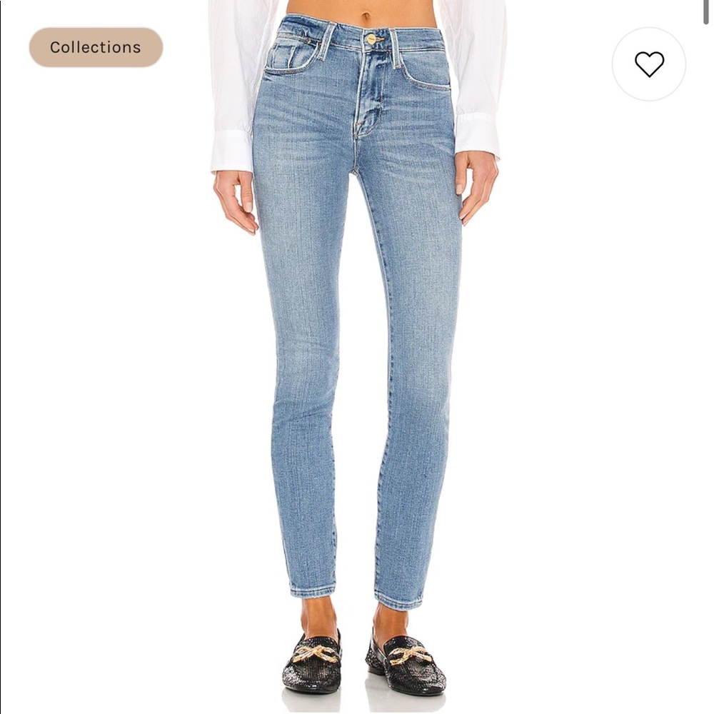 New! FRAME Le Skinny Crop Stretch Jeans Size (25)